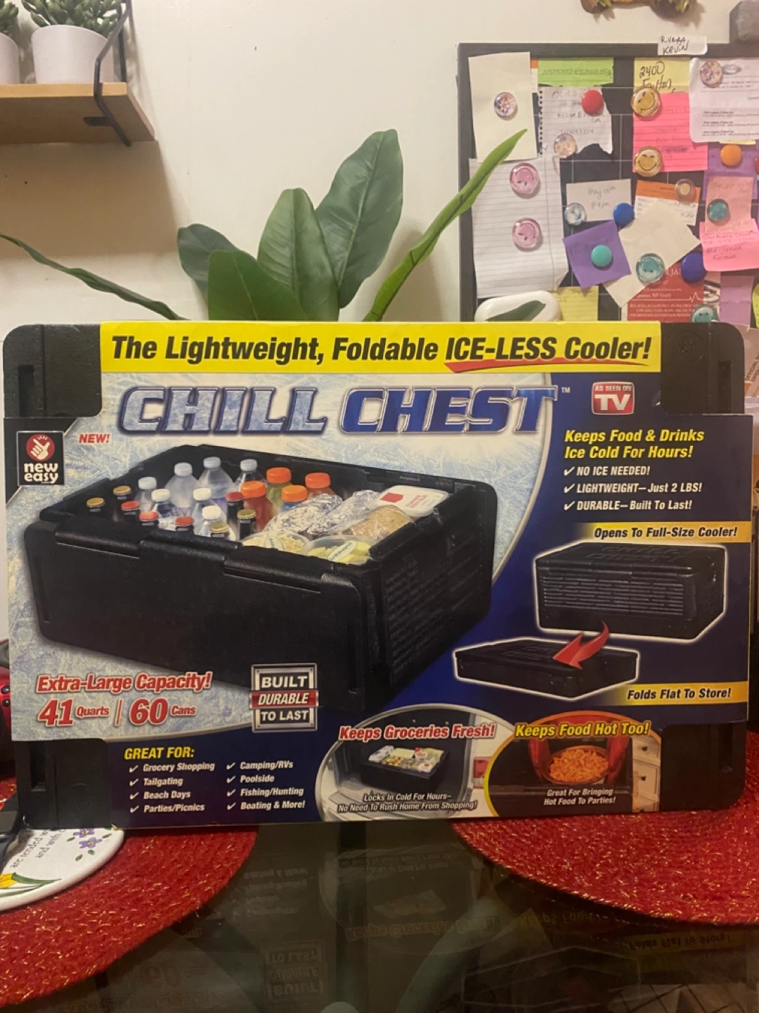 Chill Chest Lightweight Foldable Ice-Less Cooler