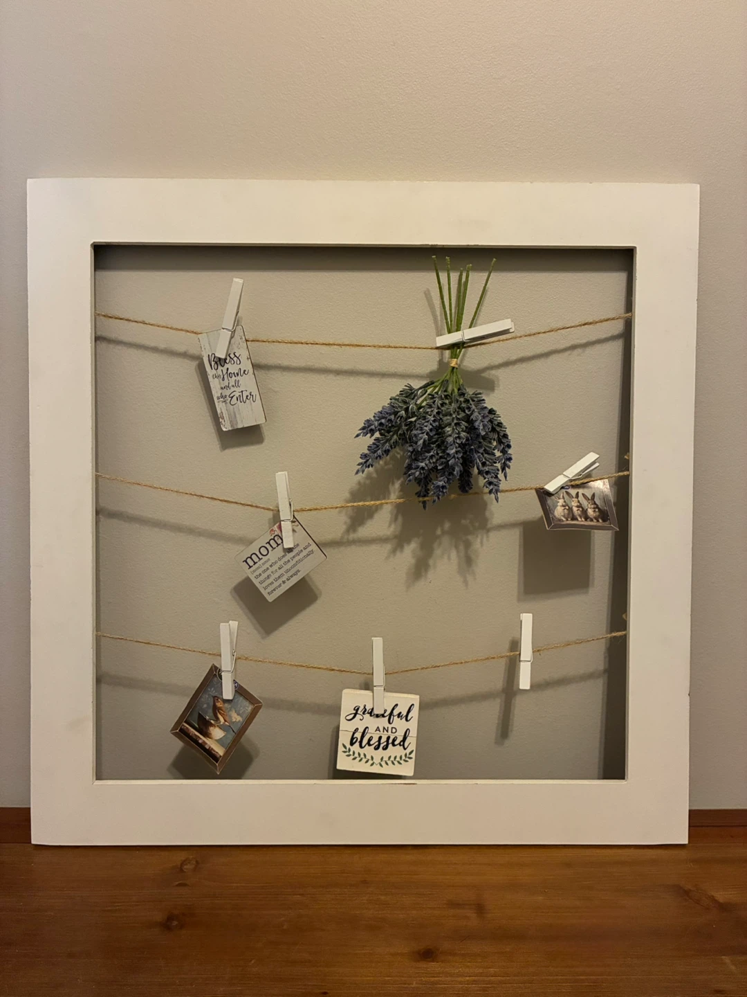White Photo Display Frame