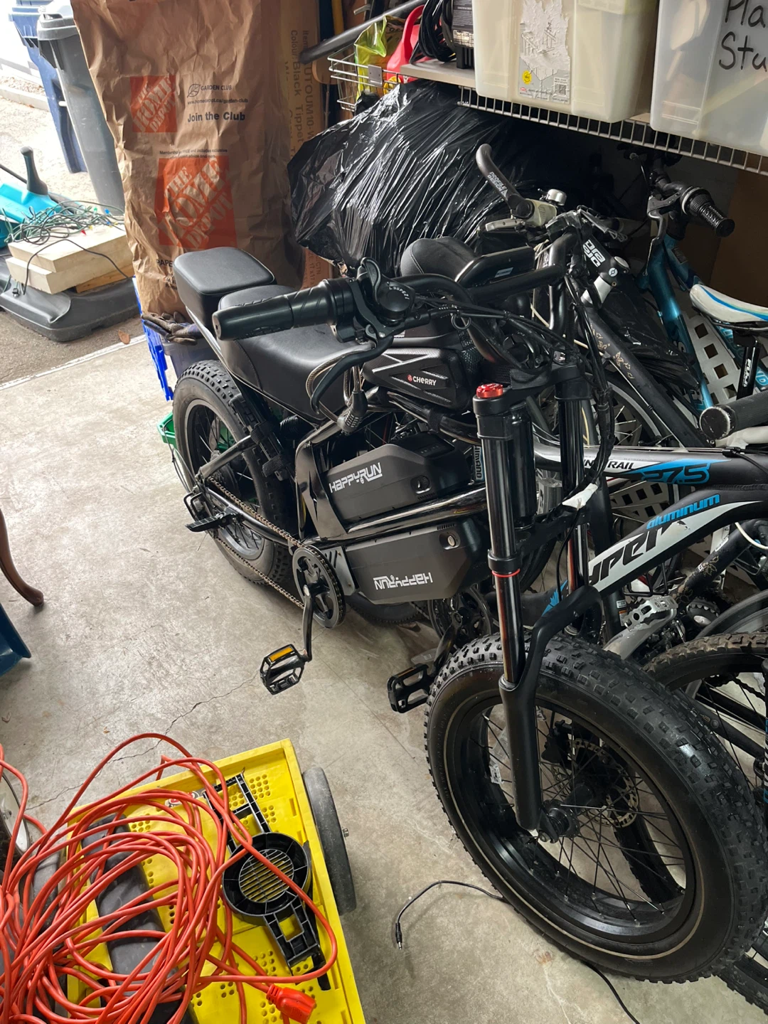 HAPPYRUN Electric Fat Tire Bike