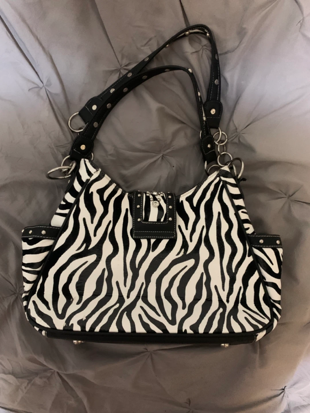 2000s zebra print purse - photo 3