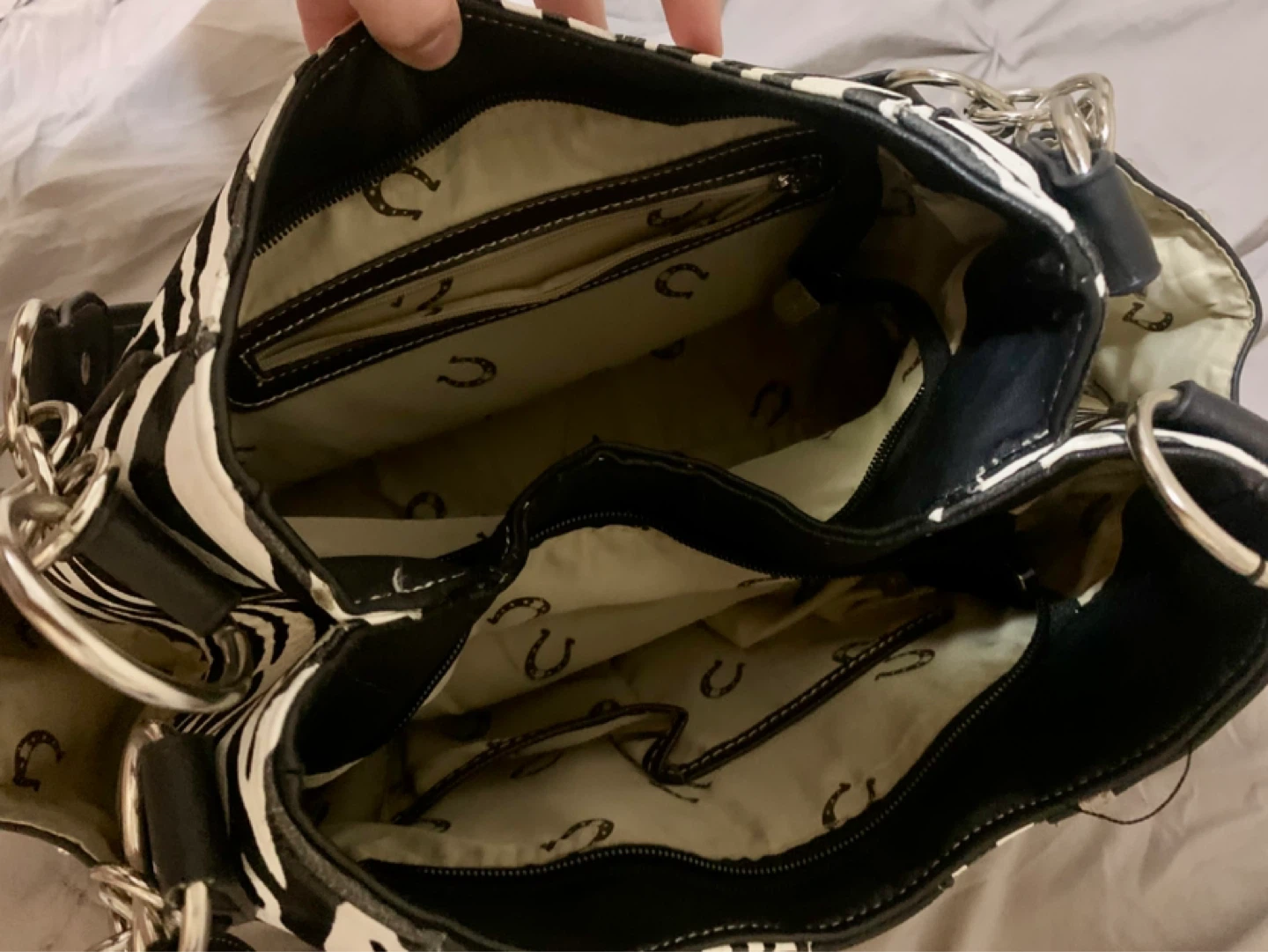 2000s zebra print purse - photo 4