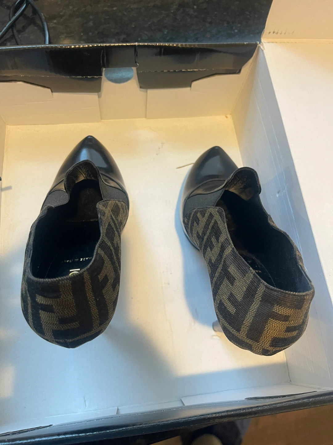 Fendi Zucca Pattern Heels - photo 4