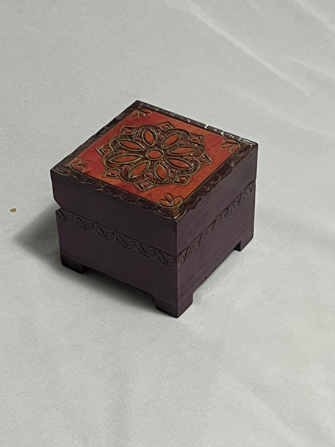 Vintage Linden Woods Hand Crafted Trinket Box - photo 5