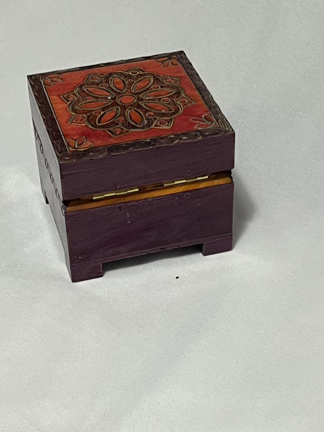 Vintage Linden Woods Hand Crafted Trinket Box - photo 3