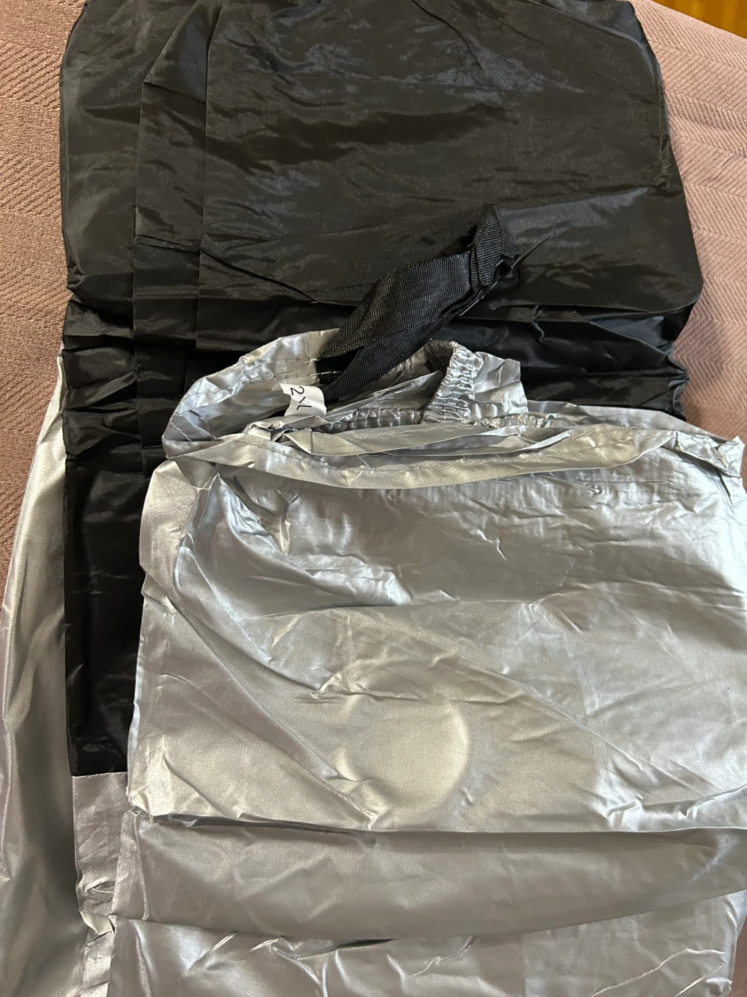 New- Motorcycle Cover 2XL - Silver/Black - photo 4