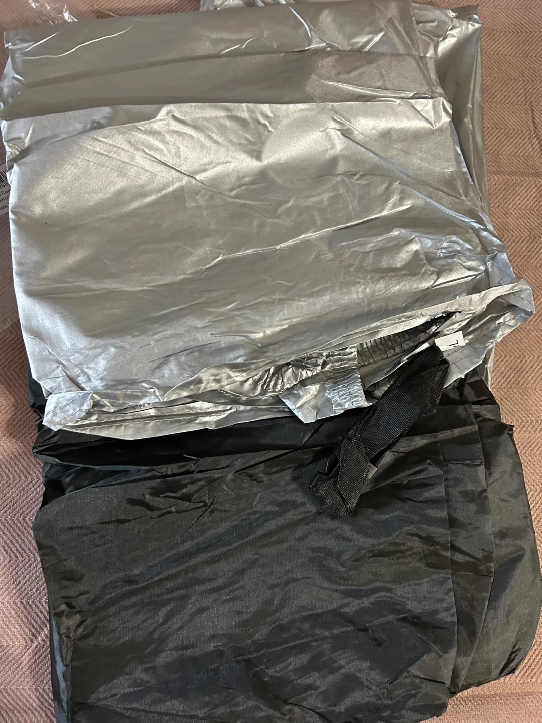 New- Motorcycle Cover 2XL - Silver/Black - photo 3