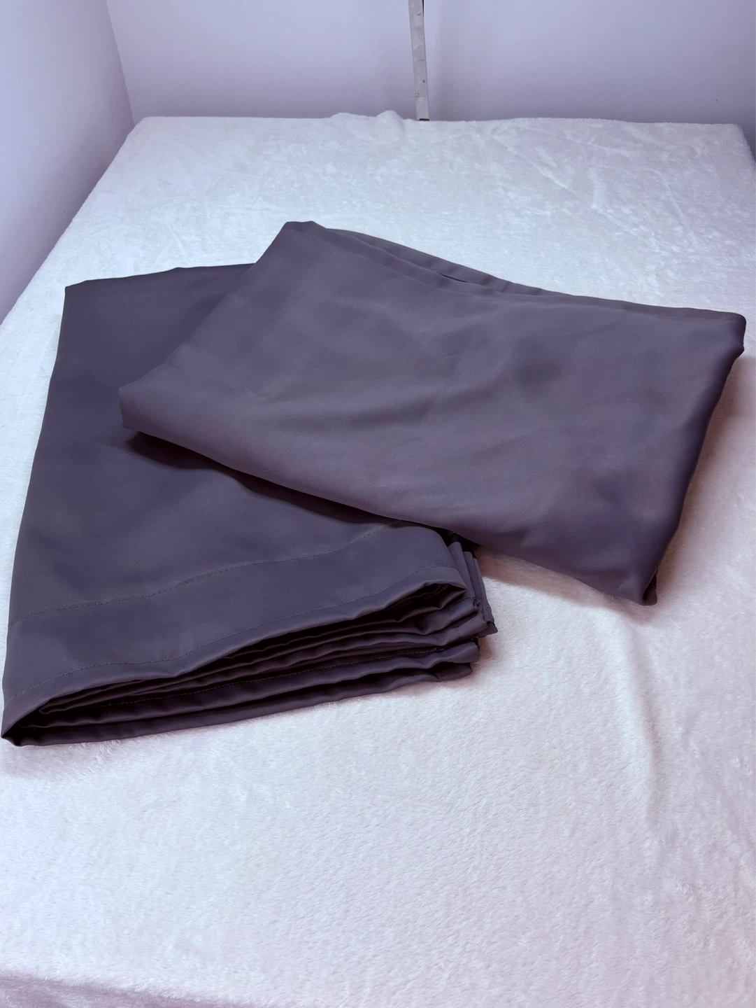 IKEA MAJGULL Grey Blackout Curtains Set of 2 Window Panels 57x83 - photo 2