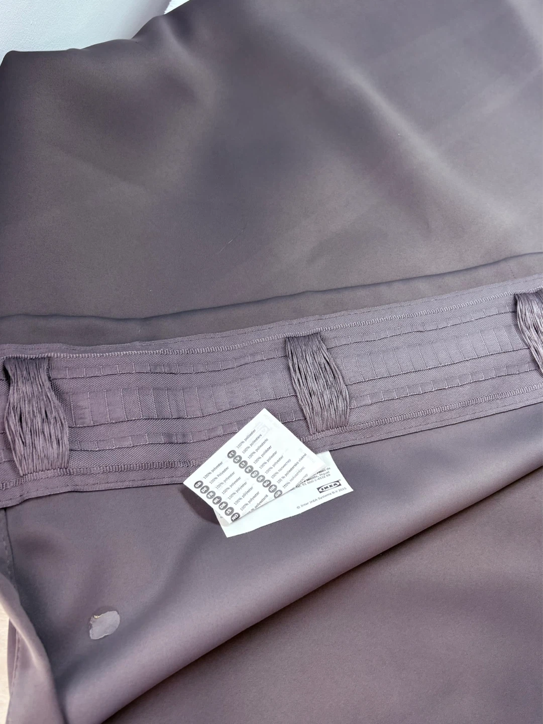 IKEA MAJGULL Grey Blackout Curtains Set of 2 Window Panels 57x83 - photo 3