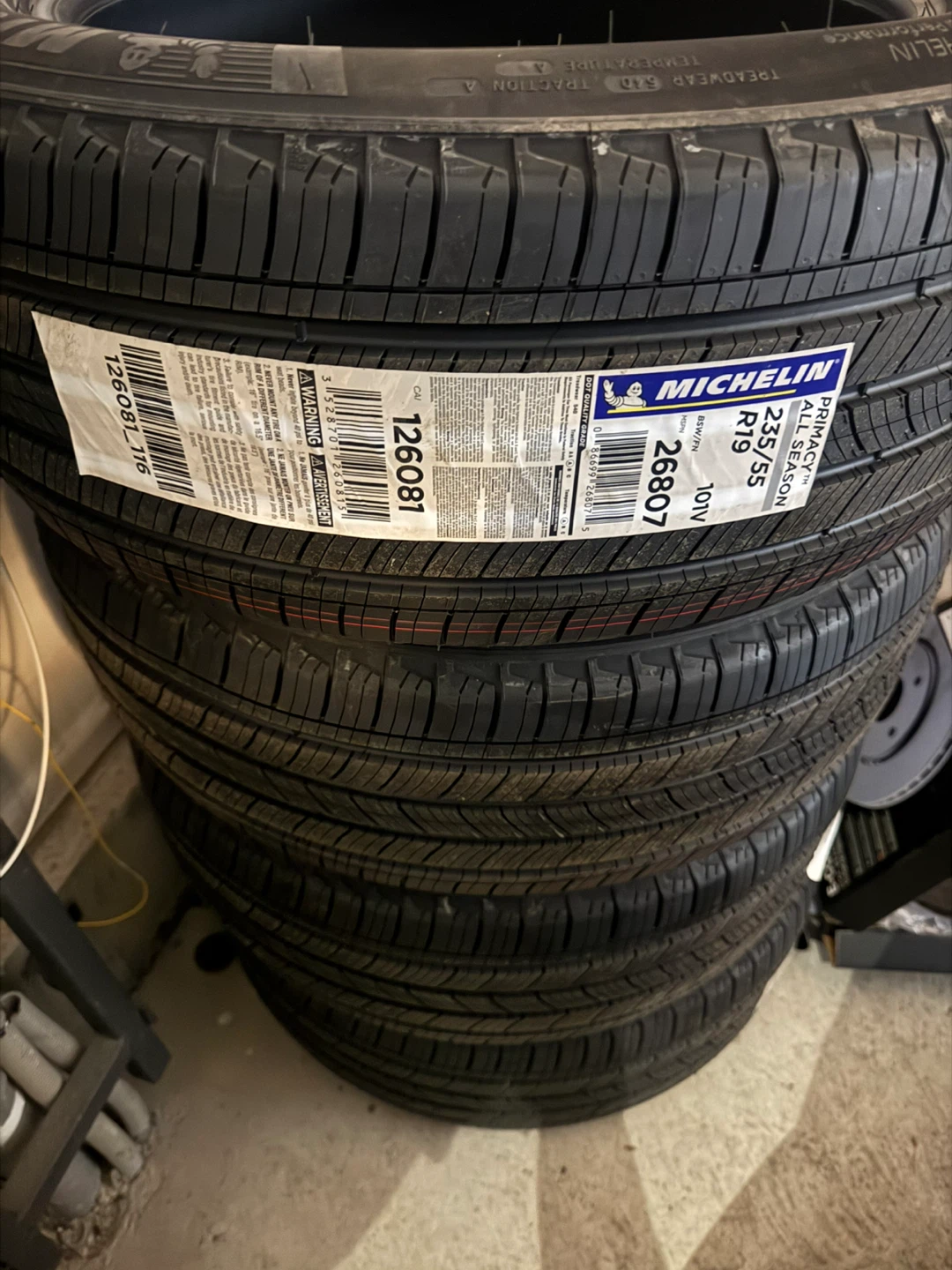 Michelin Primacy All Season Tires 235/55R19
