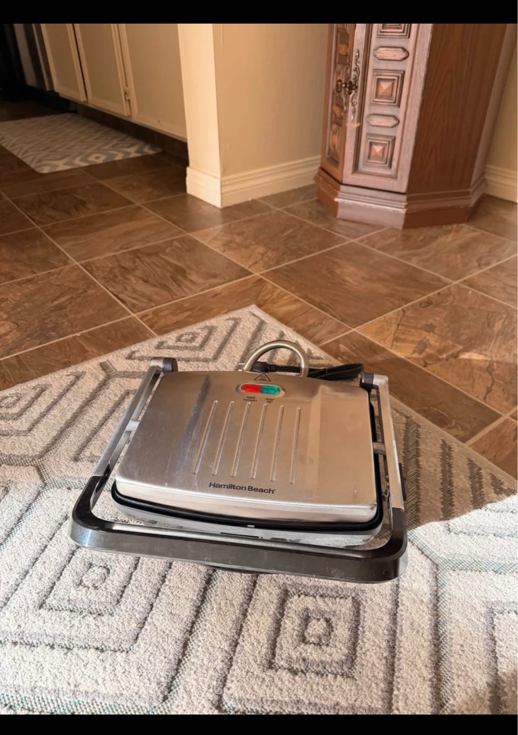 Hamilton Beach Electric Grill and Panini Press - photo 2