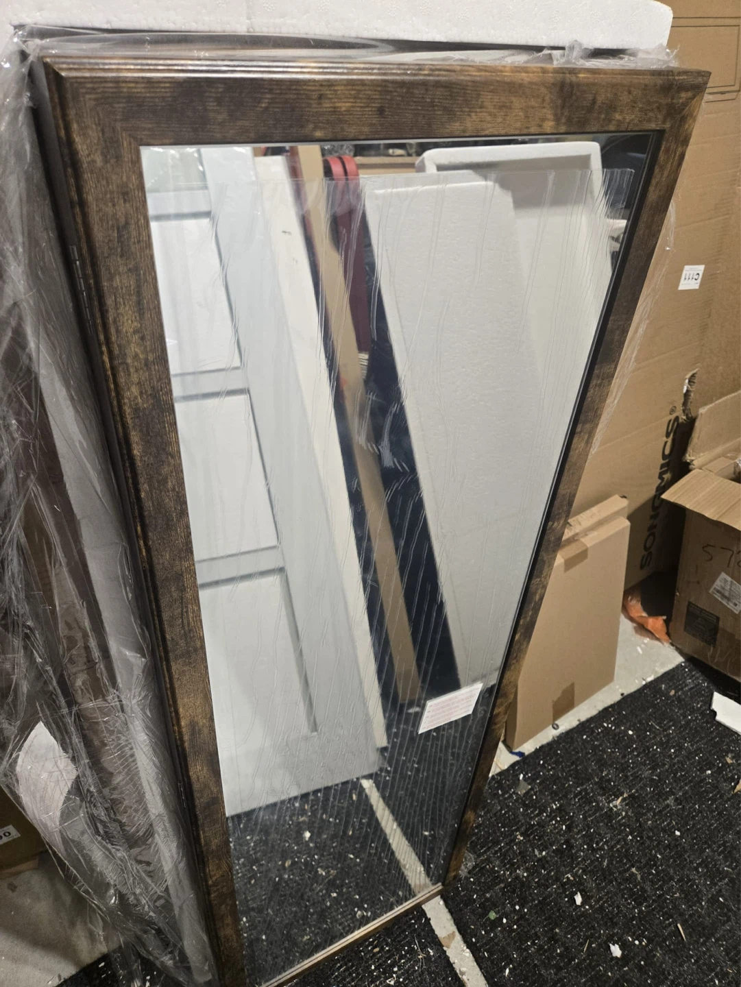 Jewelry Cabinet with Mirror with wheels - photo 3