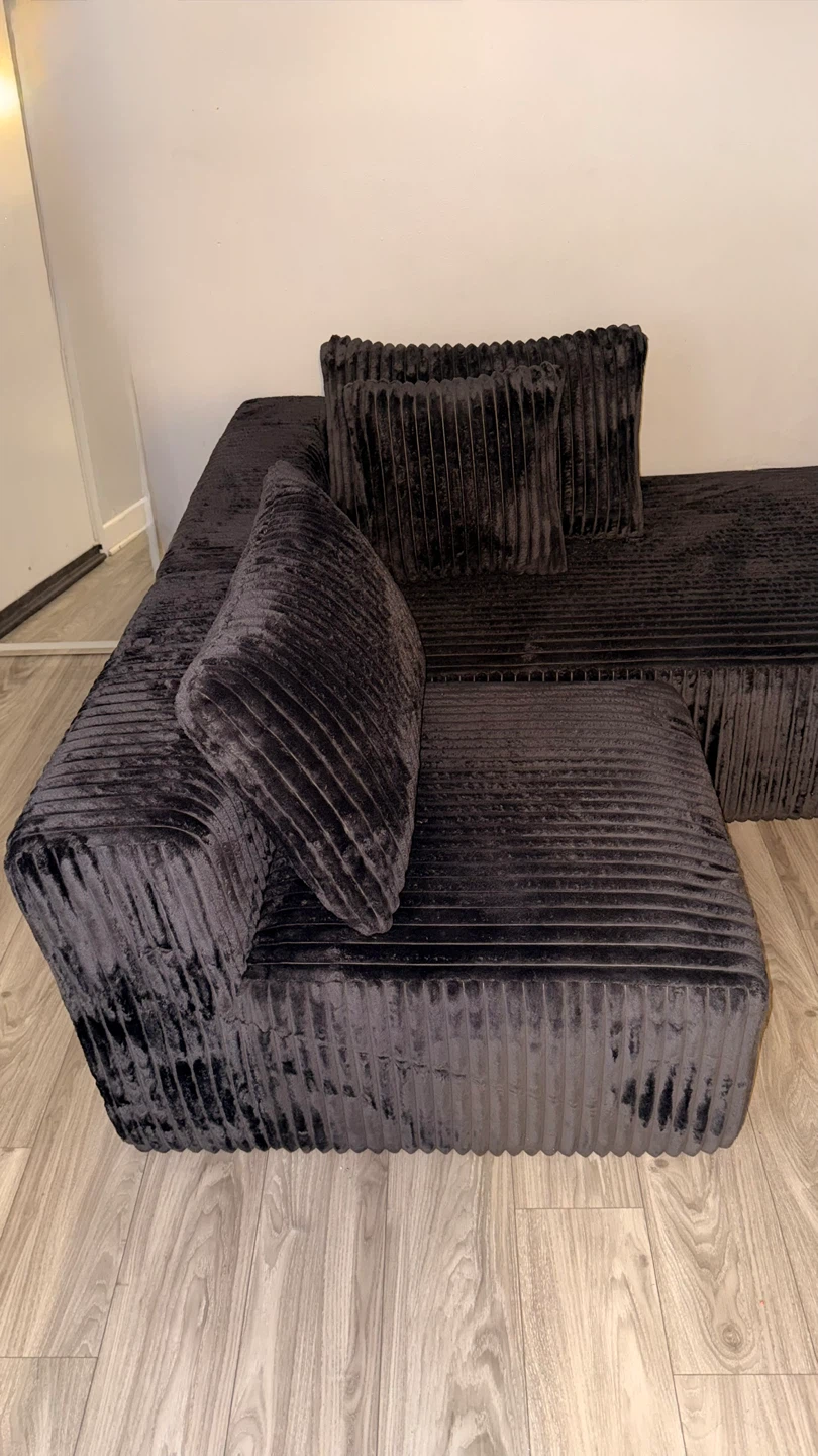Corduroy Sectional Sofa Free Delivery - photo 5