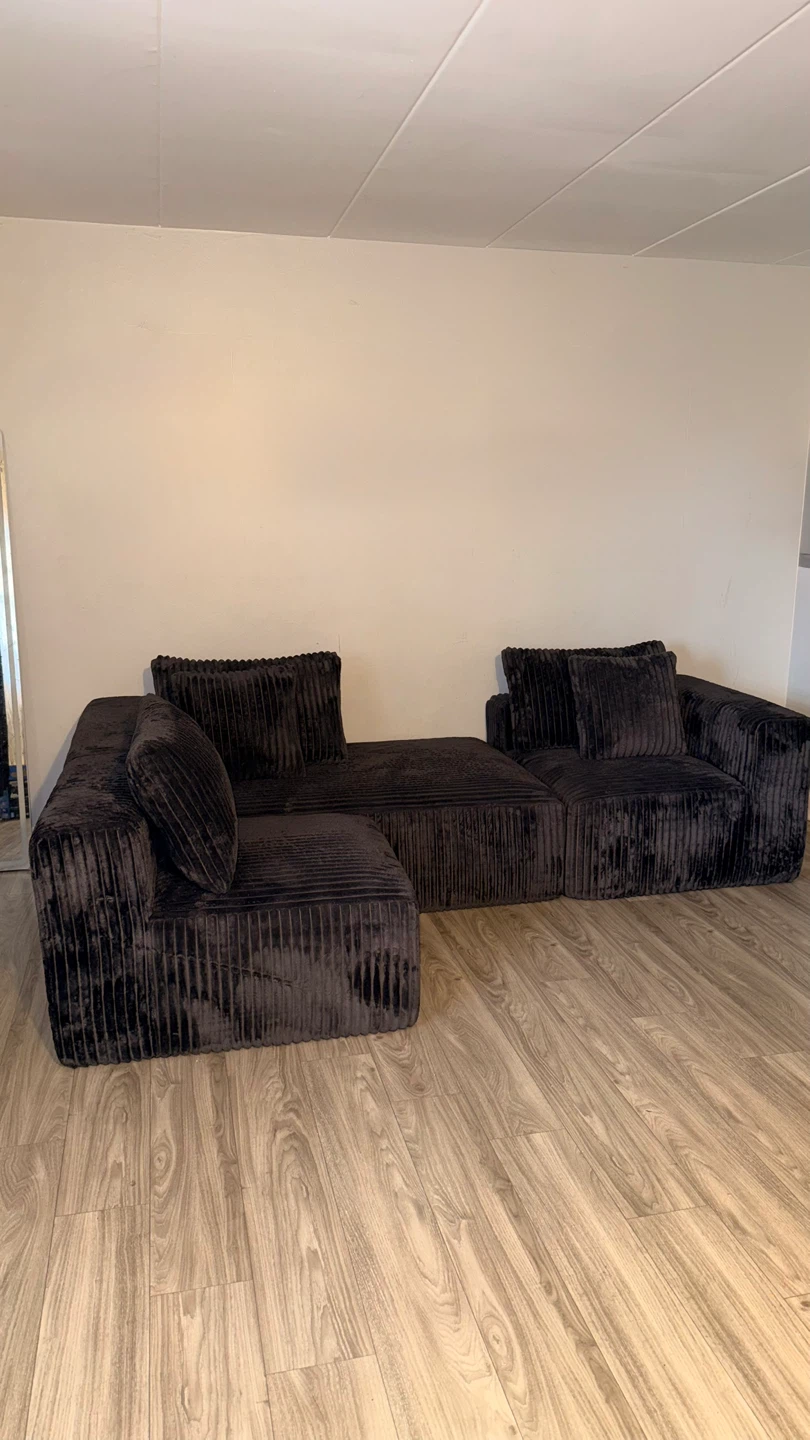 Corduroy Sectional Sofa Free Delivery - photo 3