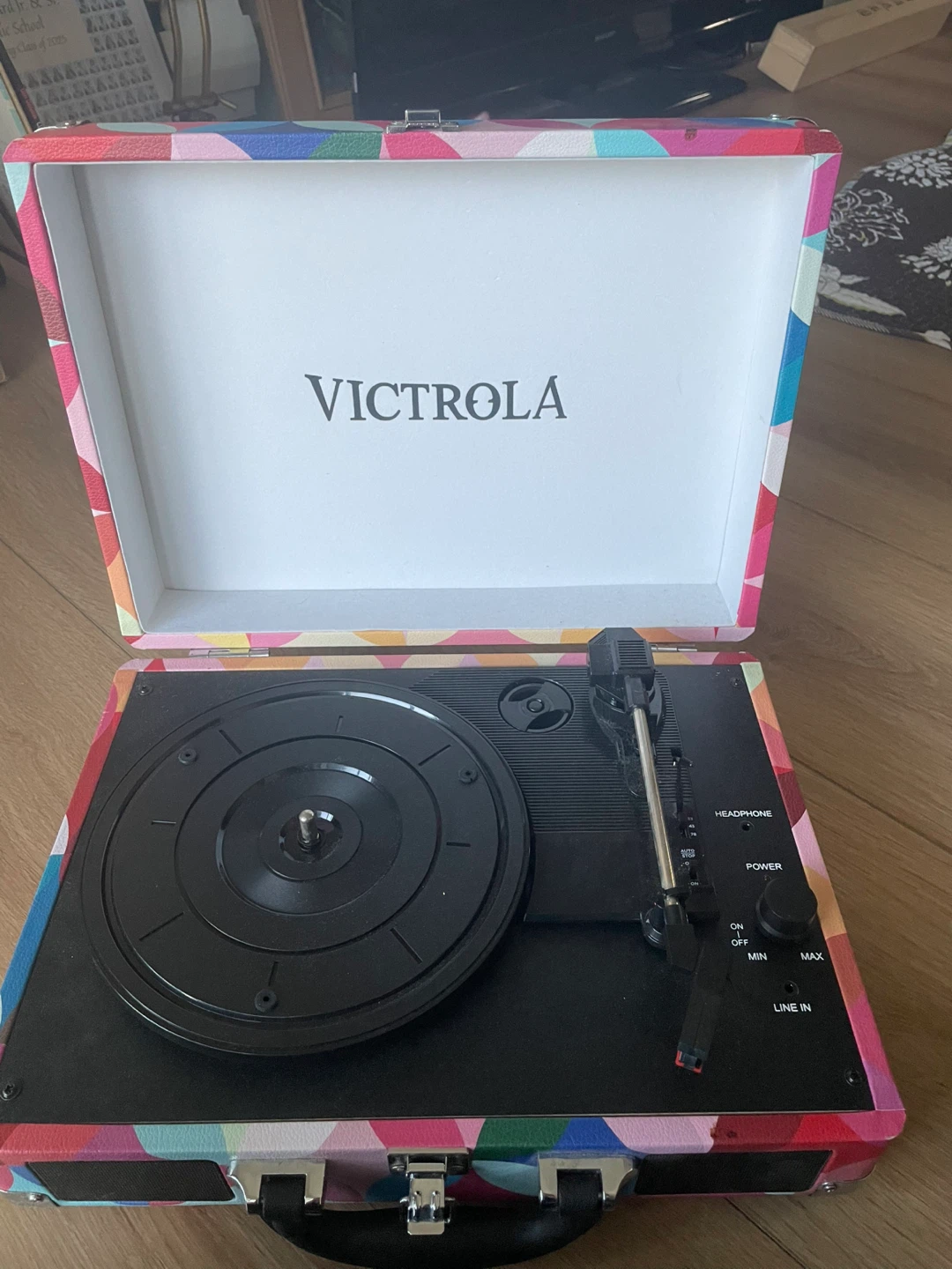 Portable record player