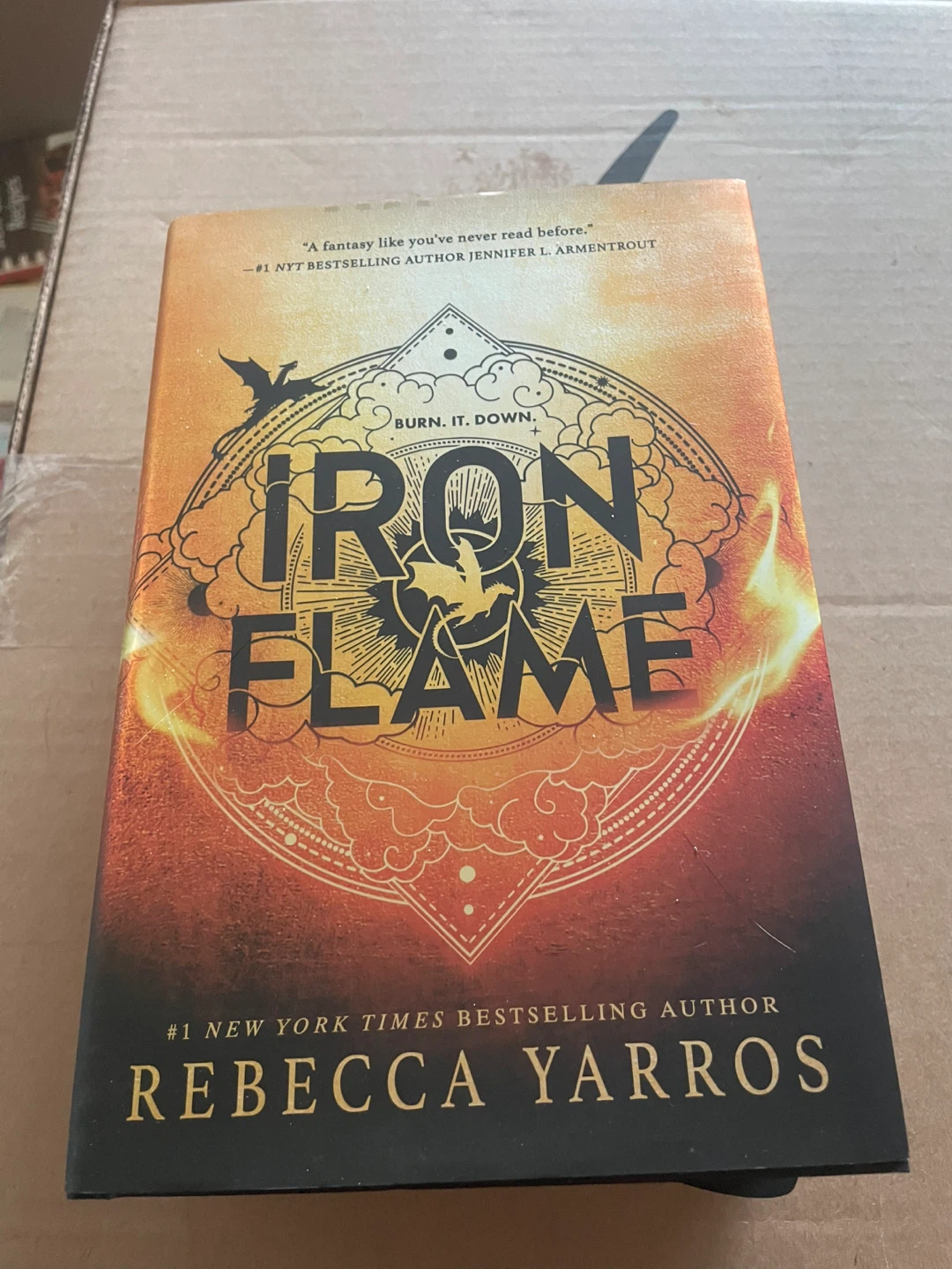 Fourth wing and iron flame books by rebecca tarros