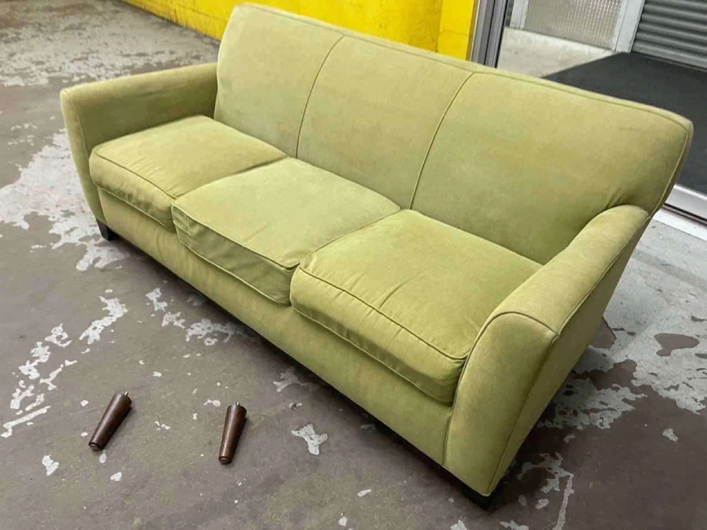 Light Green 3-Seater Sofa