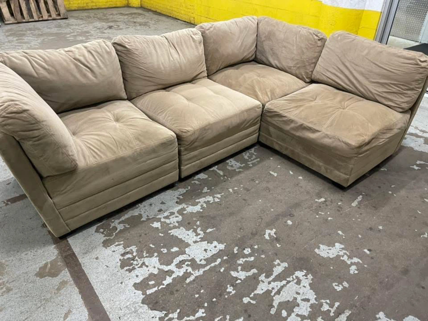 Sectional Sofa - Tan