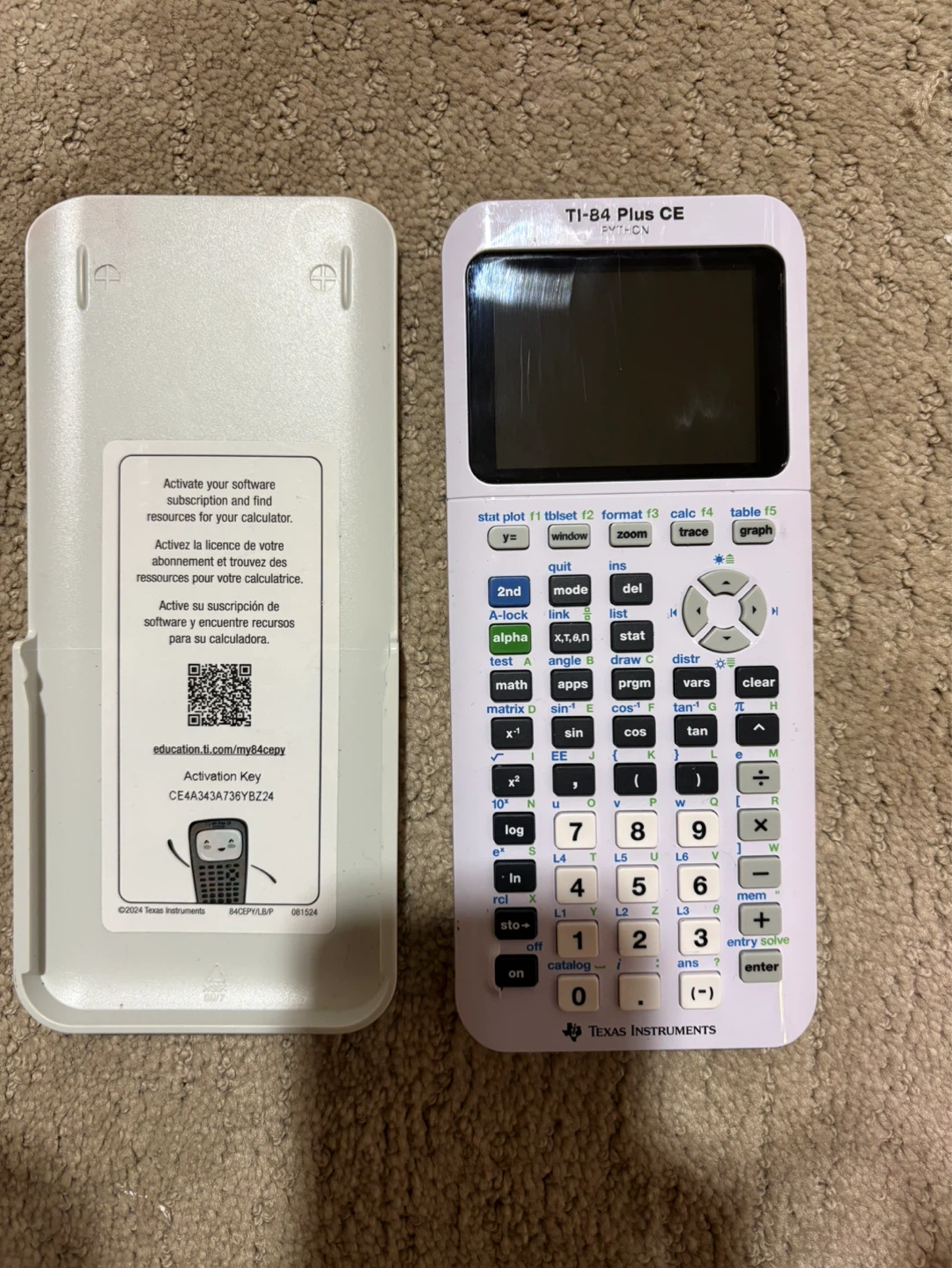 TI-84 TEXUS INSTRUMENT GRAPHING CALCULATOR - photo 2