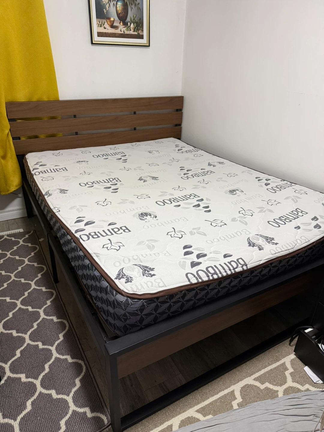 Queen Bed Frame + Mattress Combo – Great Deal - photo 2