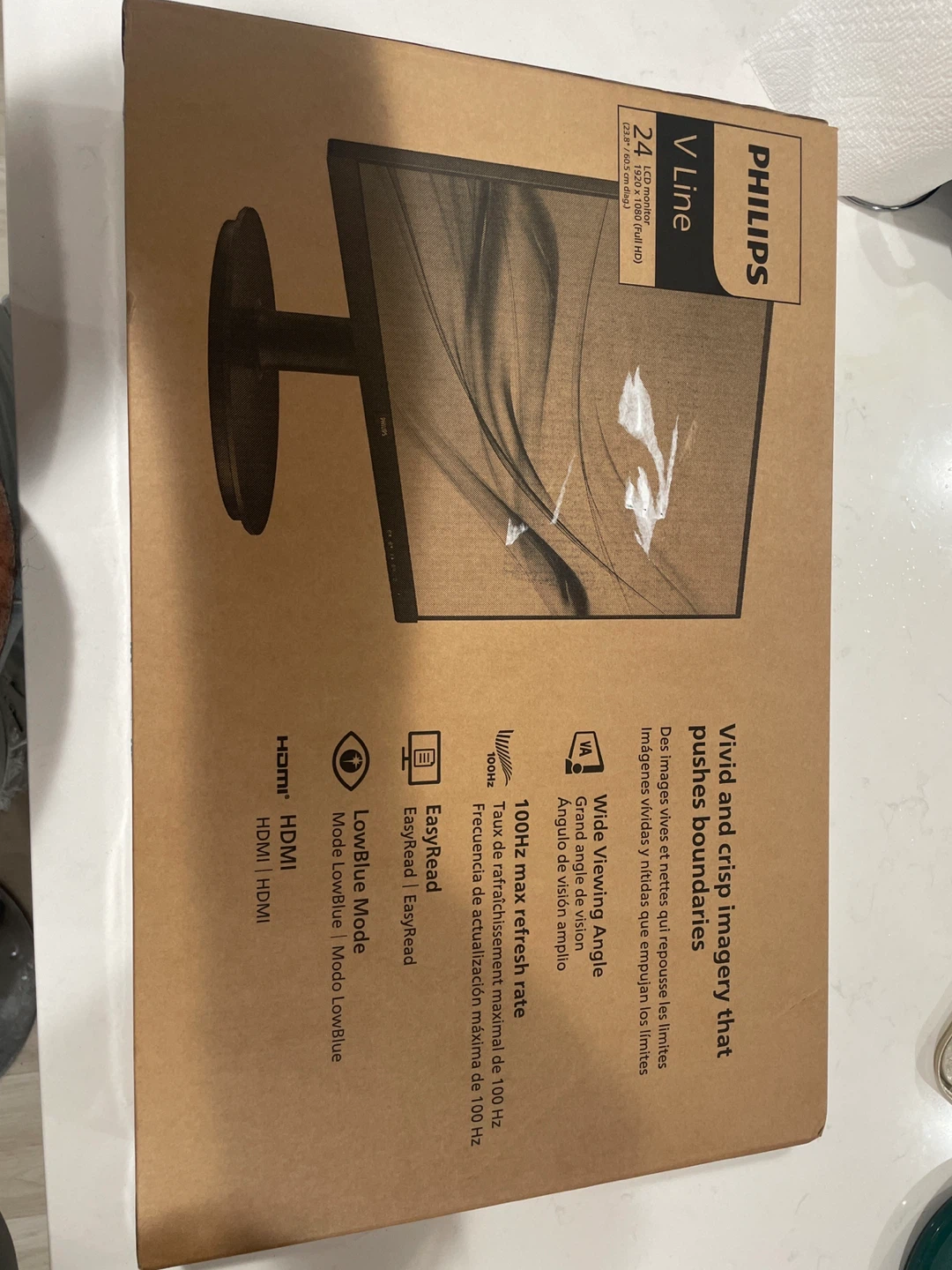 Philips 24" V Line LCD Monitor - 100Hz, Full HD