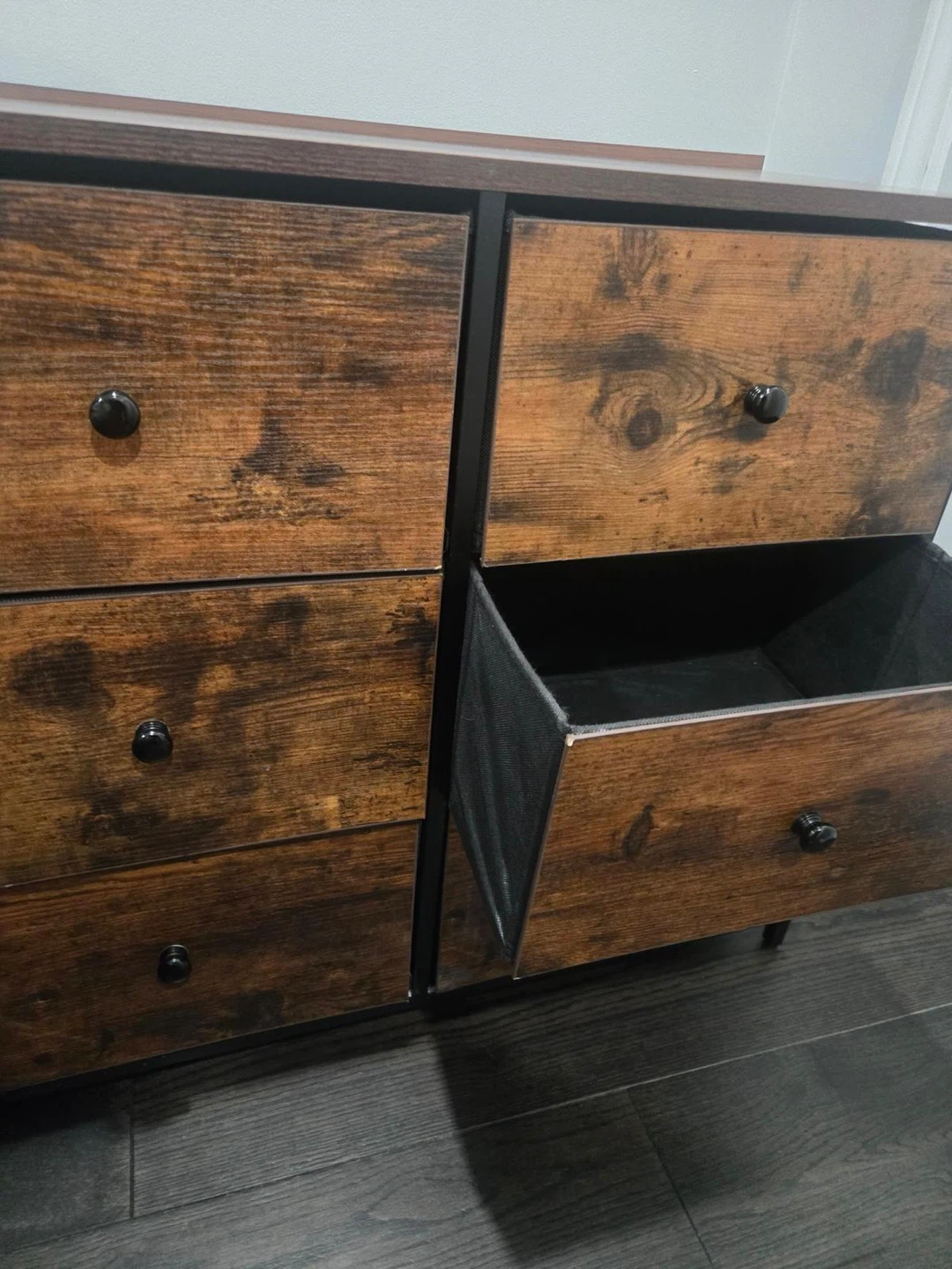 Rustic 6-Drawer Dresser