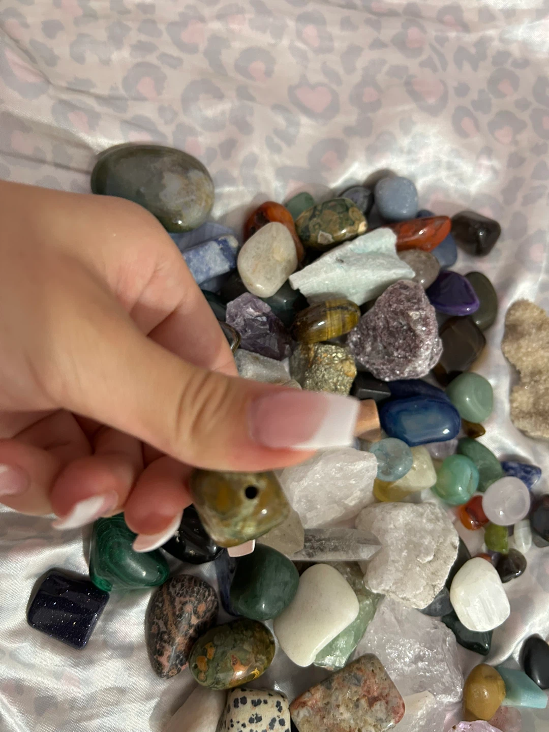 Assorted Tumbled and Natural Gemstones - photo 5