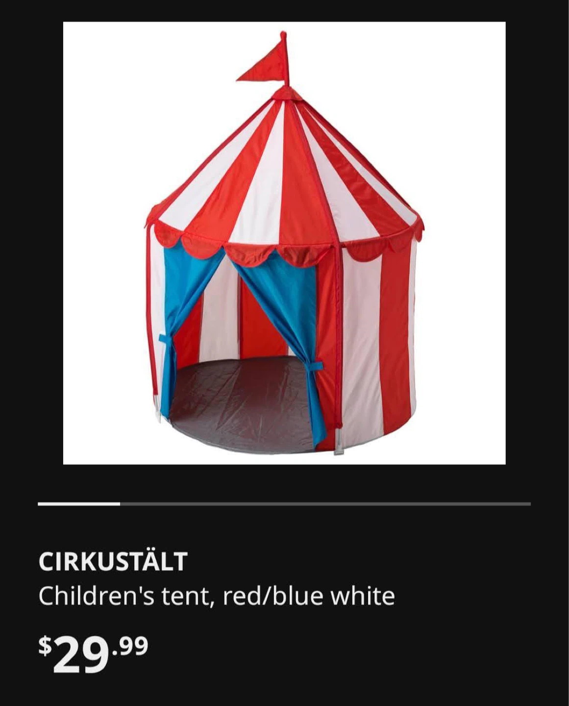 Children's Circus Tent