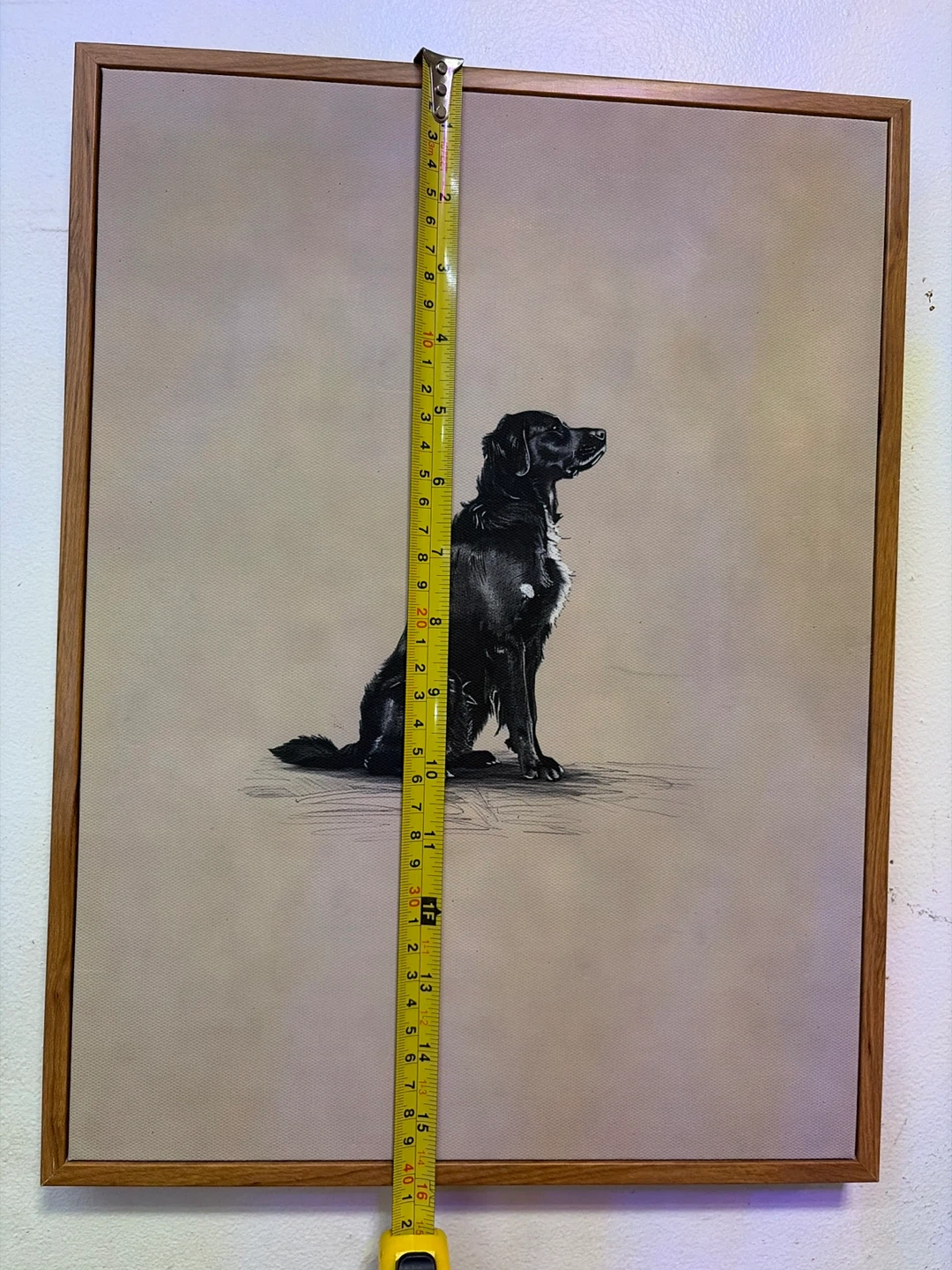 Canvas with wooden frame - photo 2