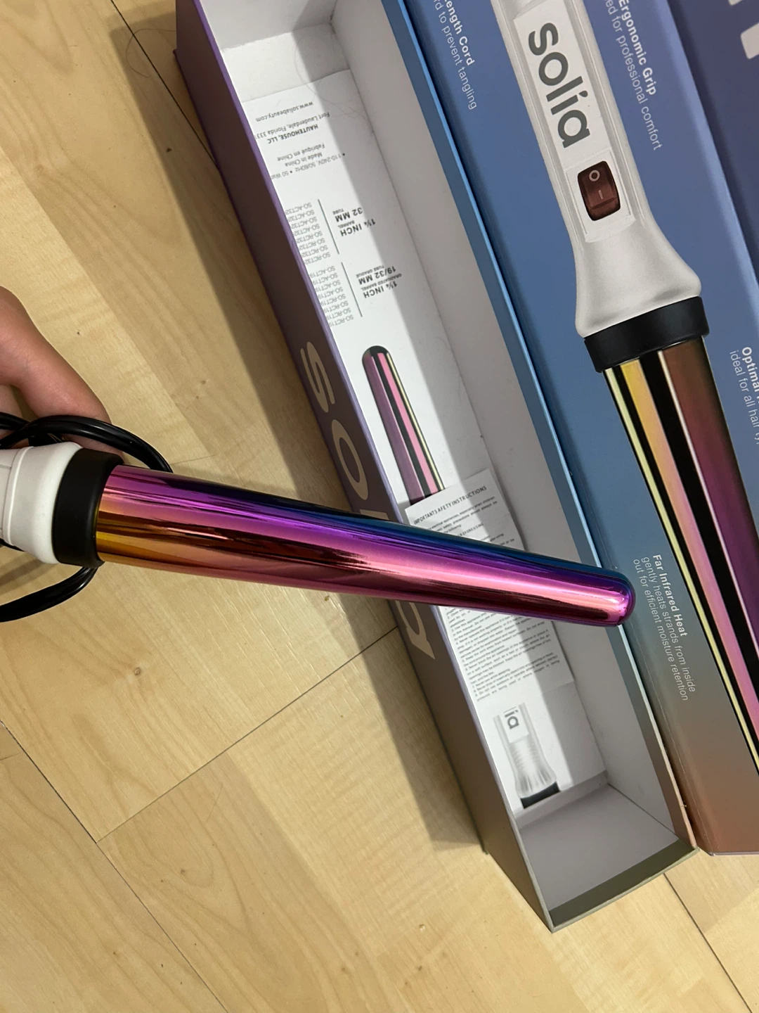 Solia Professional Curling Iron - 5/8" - 1" - photo 3