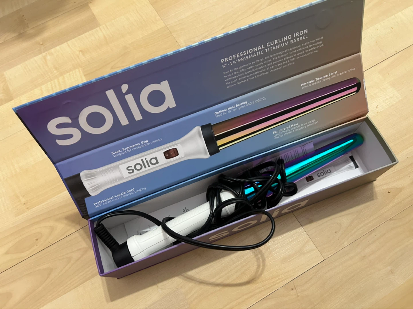 Solia Professional Curling Iron - 5/8" - 1" - photo 4