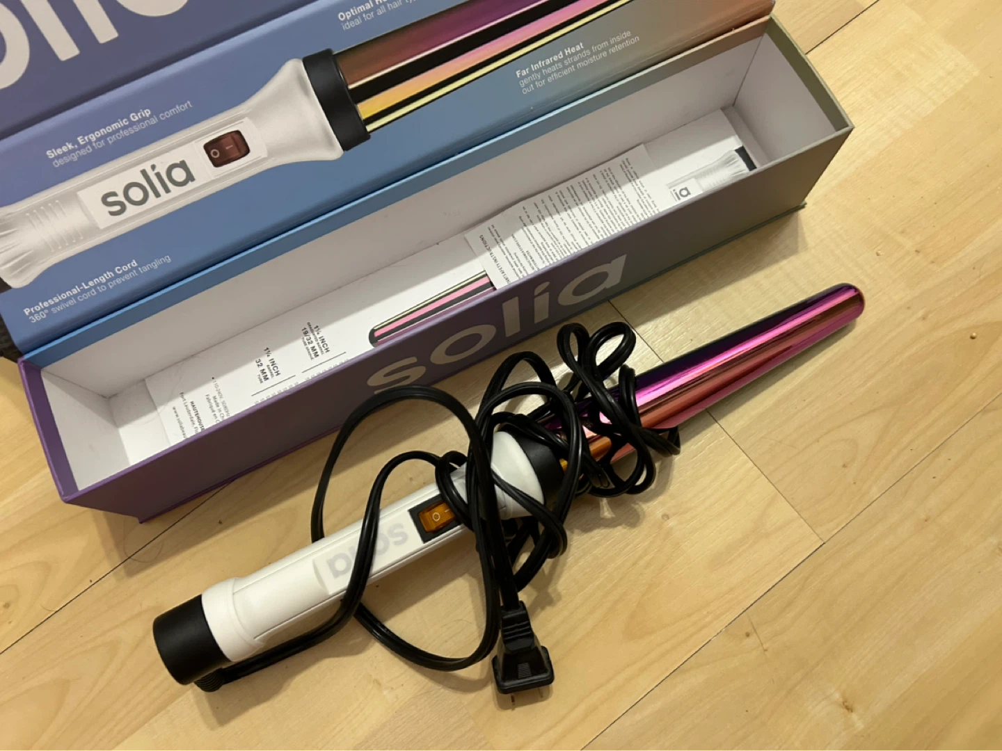 Solia Professional Curling Iron - 5/8" - 1"