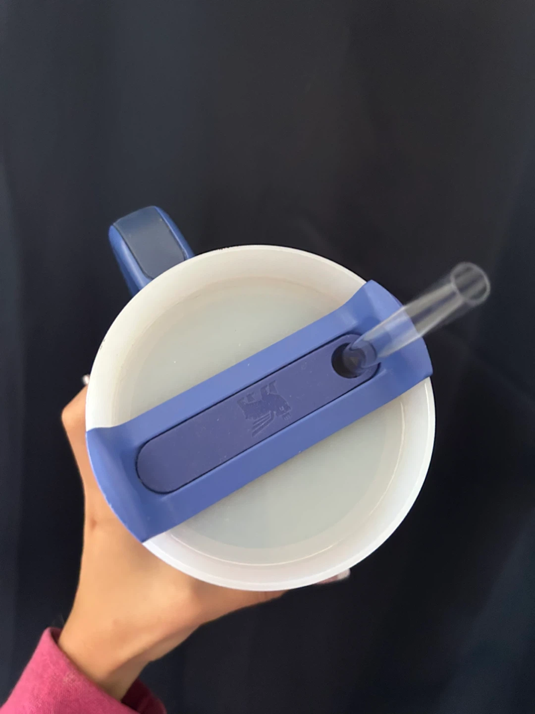 Stanley Blue Tumbler with Handle and Straw - photo 2