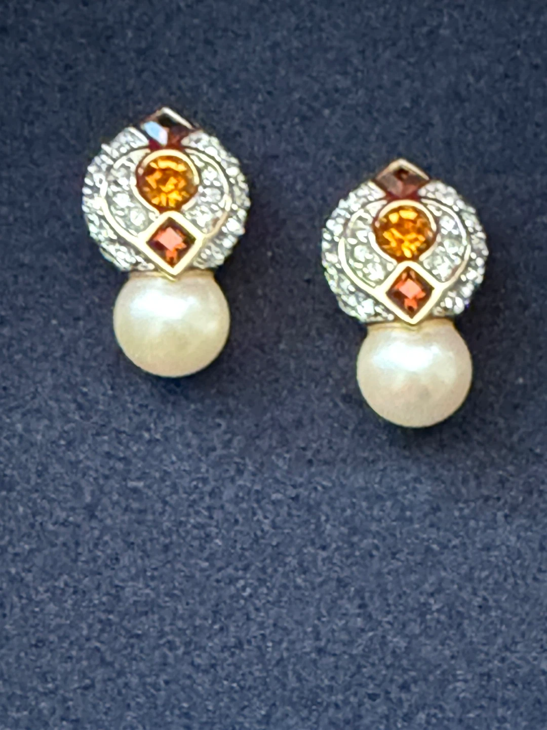 Swarovski Crystal & Pearl Earrings - photo 5