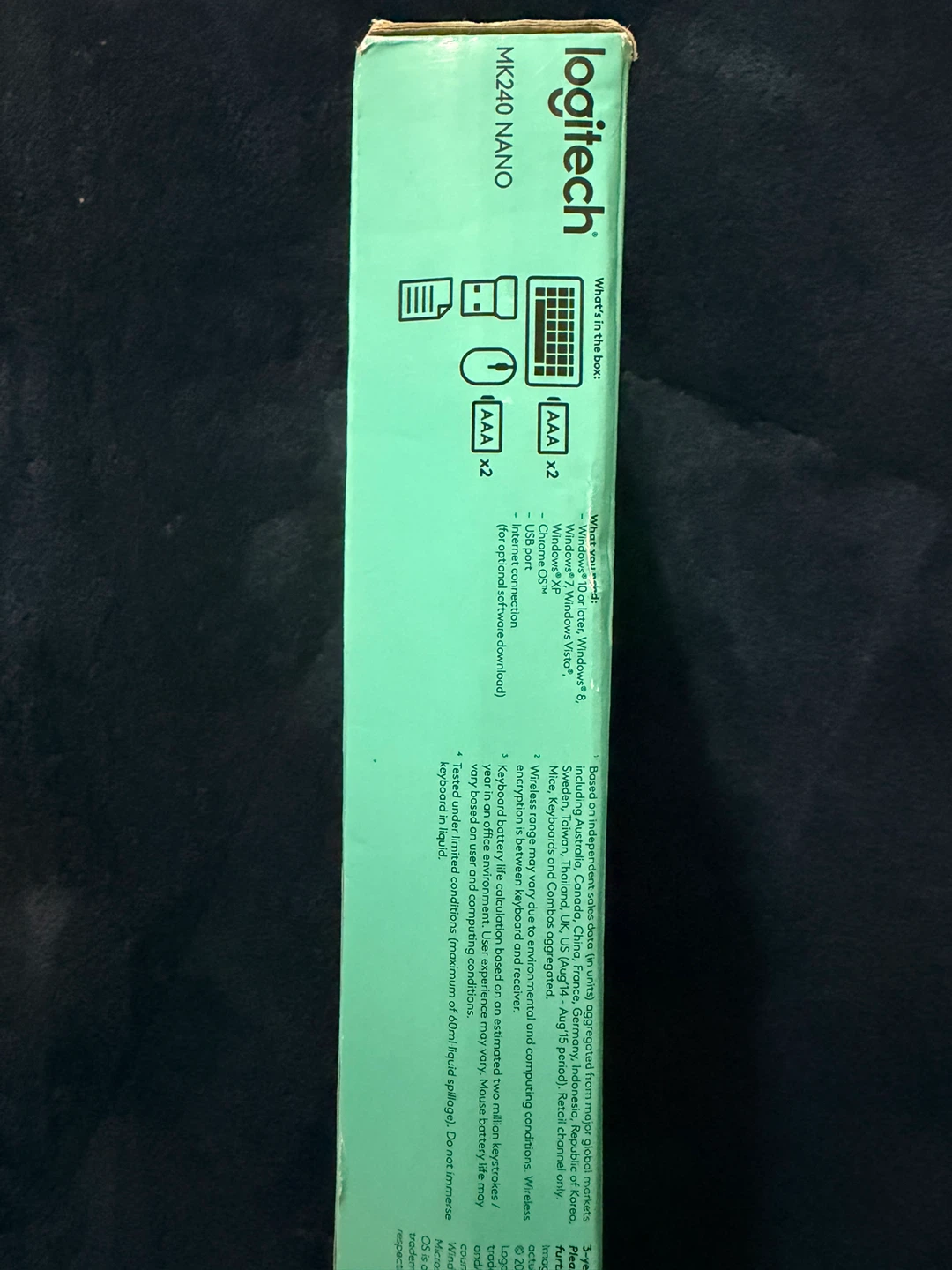 Logitech MK240 NANO Wireless Keyboard and Mouse Combo - photo 4