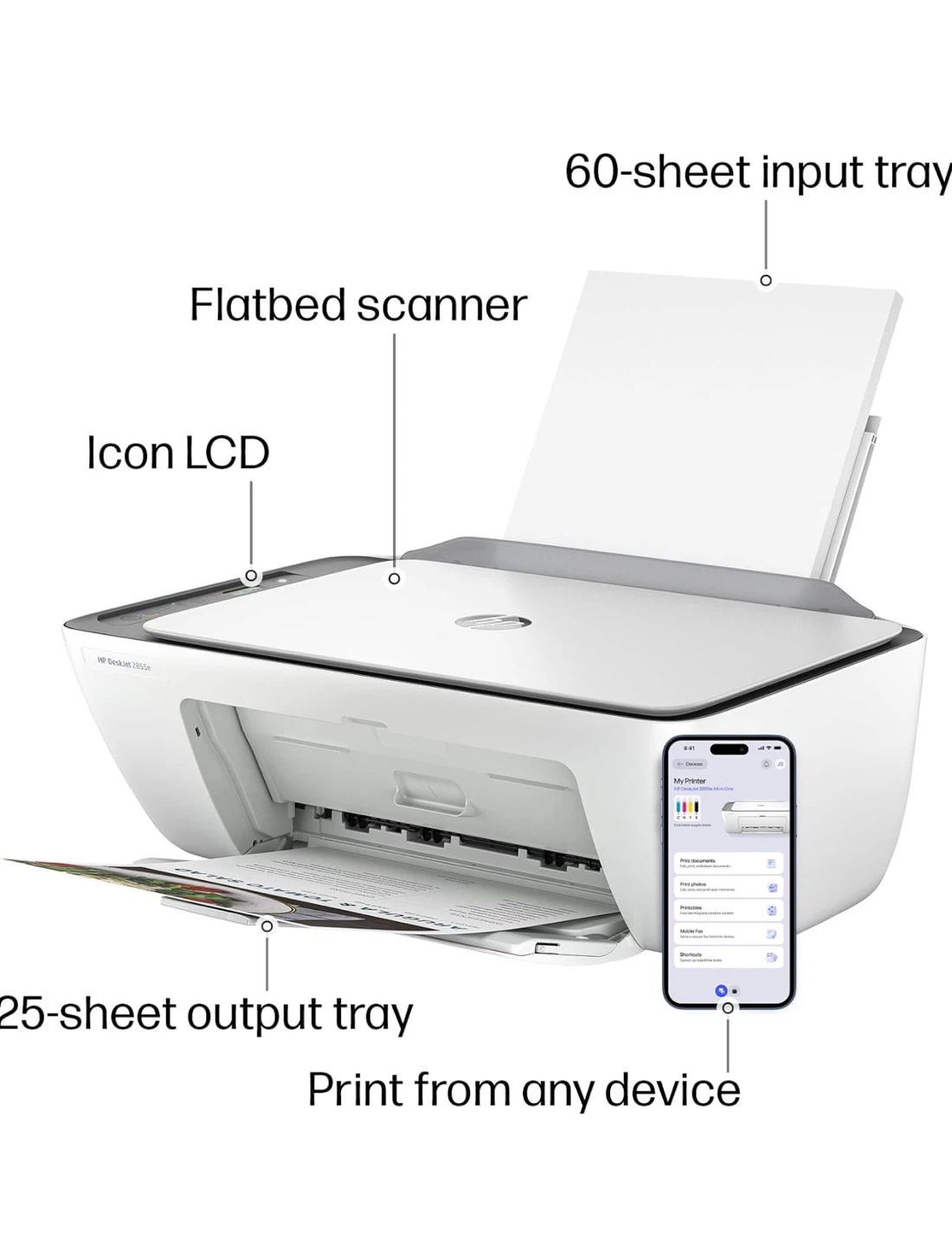 HP DeskJet 2855e Printer - photo 5