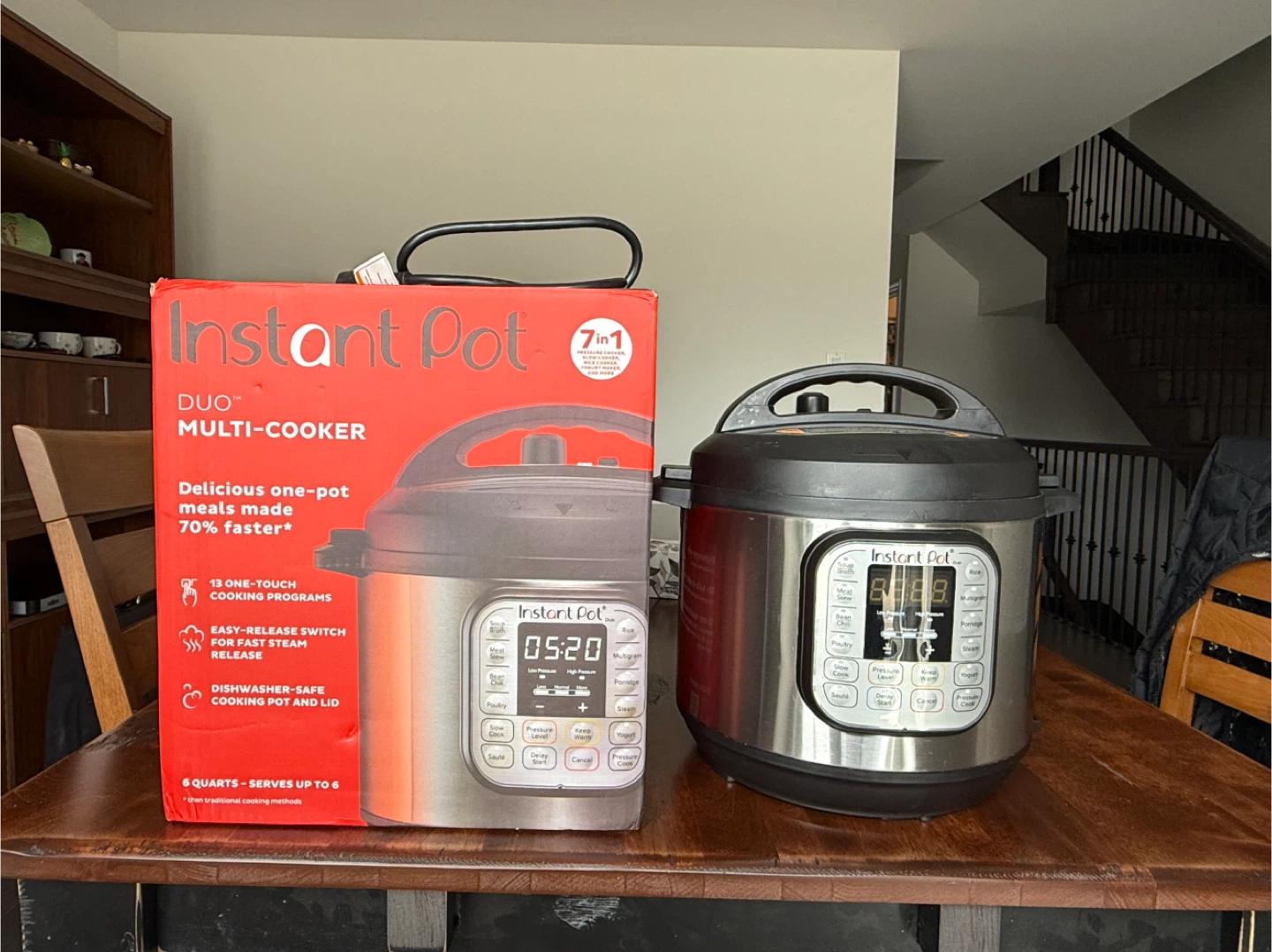 Instant Pot Duo 7-in-1 Multi-Cooker, 6 Quart