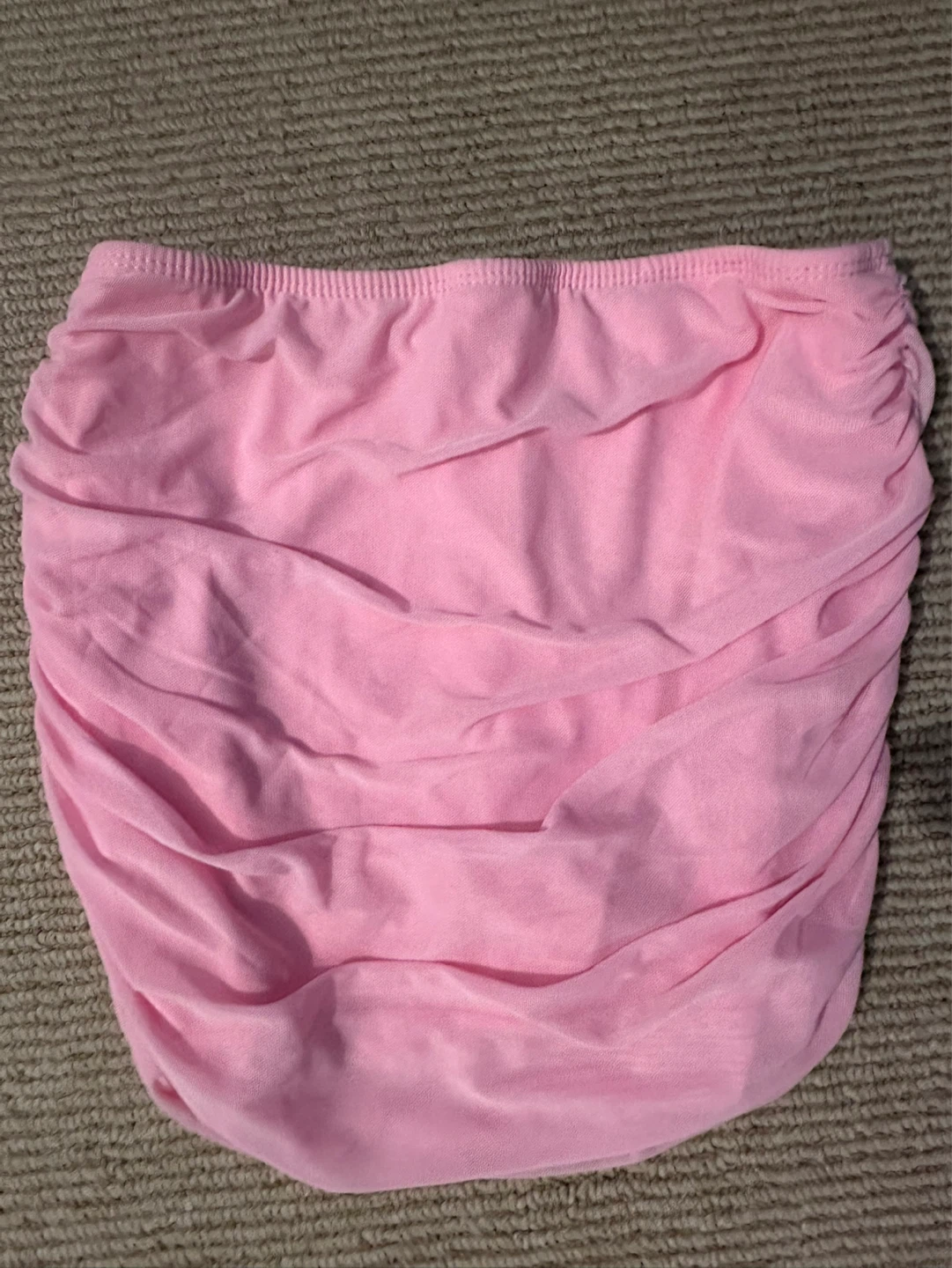 Pink Ruched Tube Top