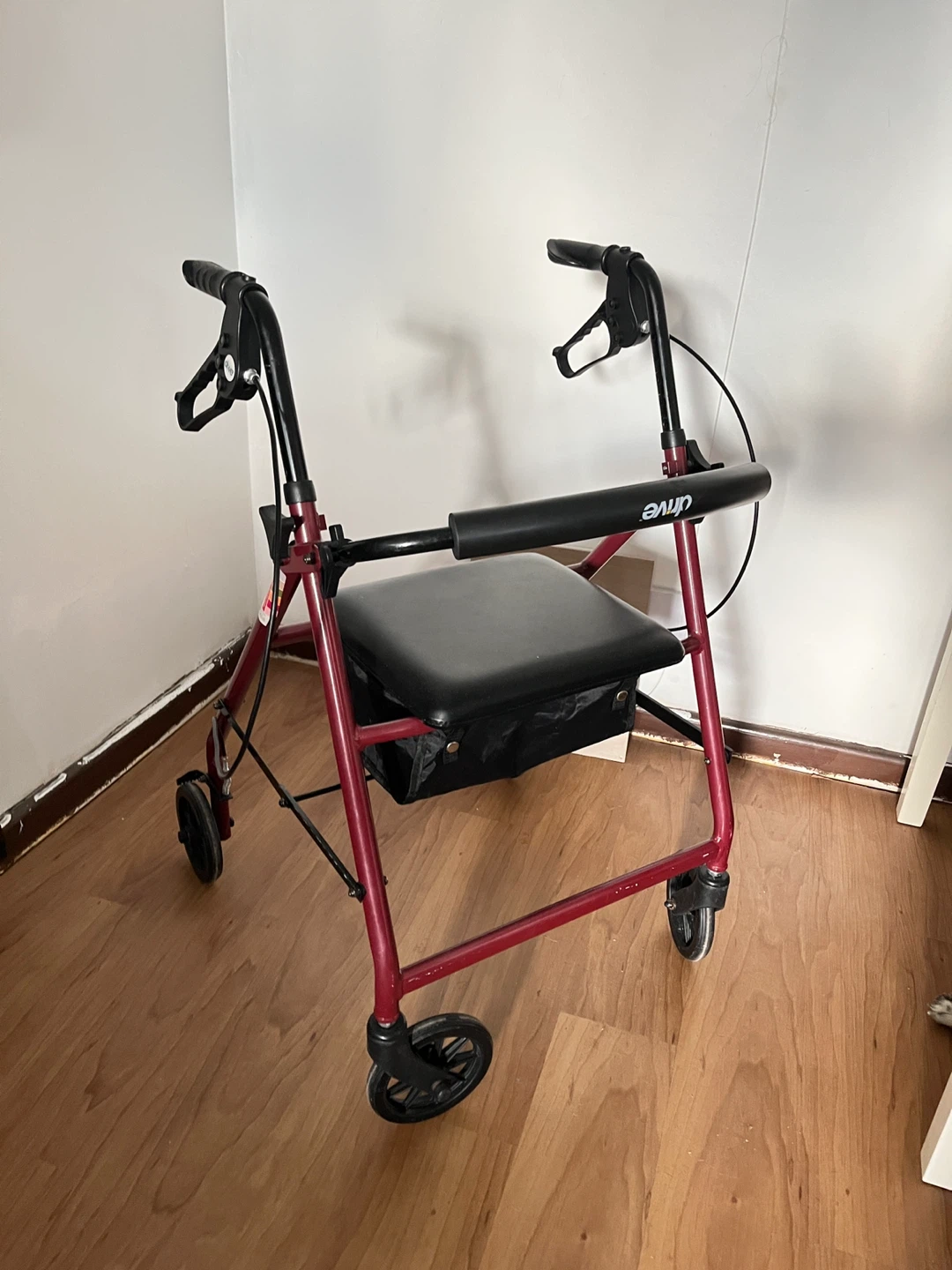 Drive Medical 4-Wheel Rollator Walker