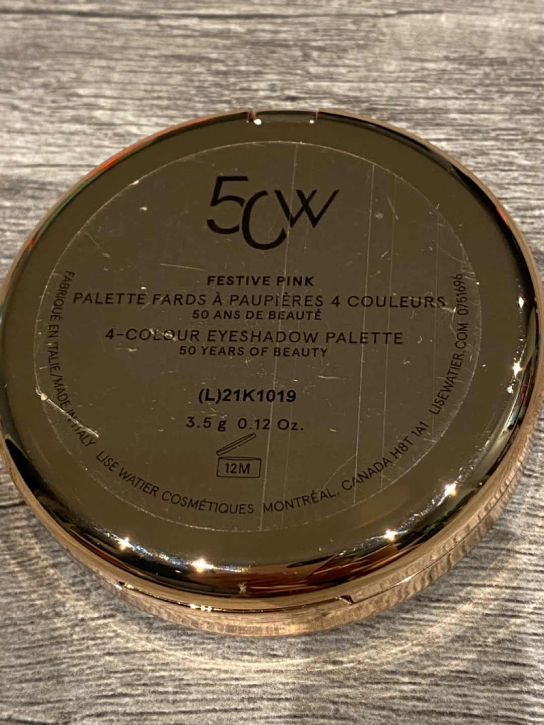 Lise Watier 4-Colour Eyeshadow Palette Festive Pink - photo 3
