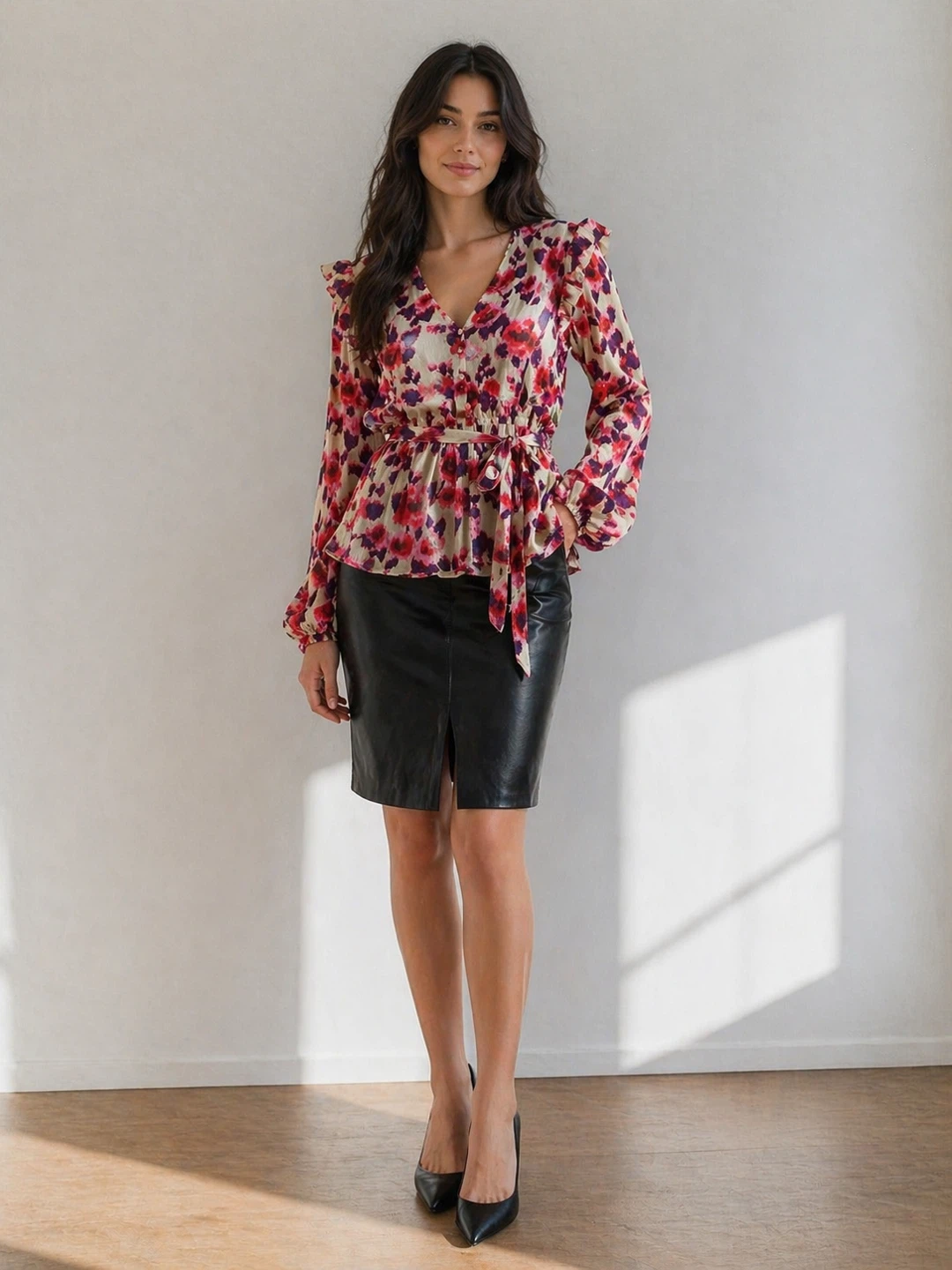 Floral Print Blouse