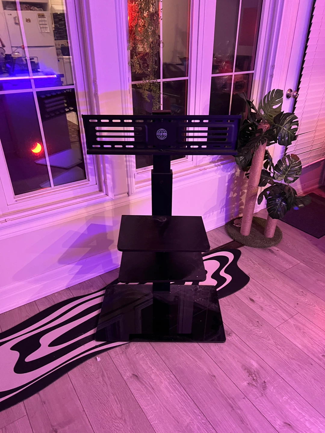 FITUEYES TV Stand with Mount
