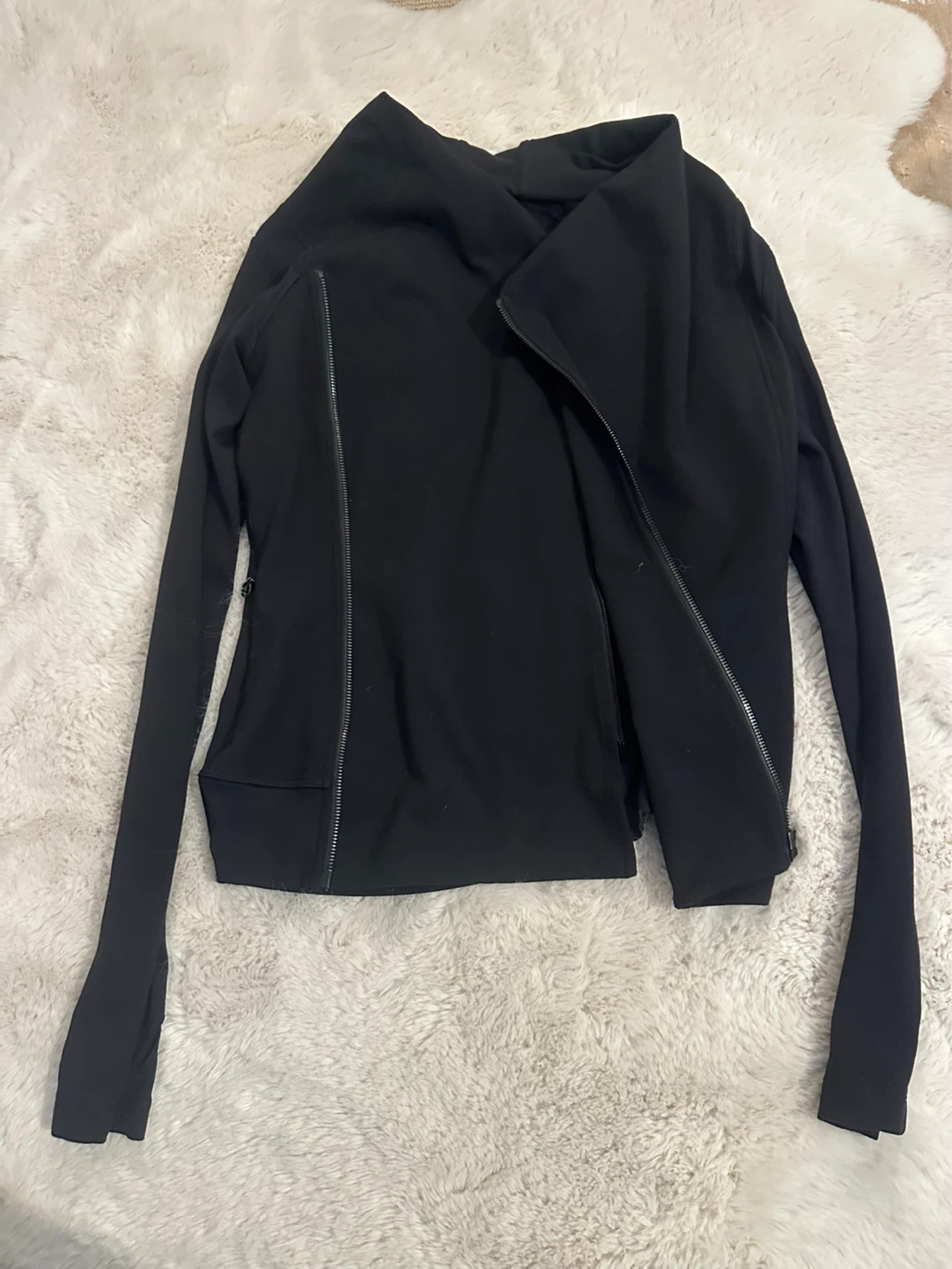 Lululemon Black Asymmetrical Zip Jacket - photo 2