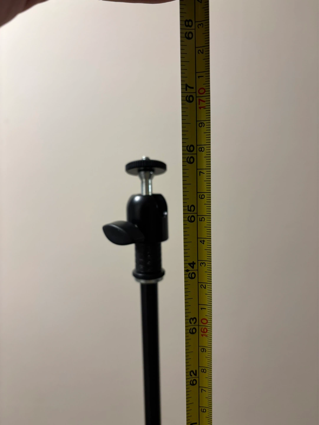Black Steel Tripod Stand with Carrying Bag - photo 3