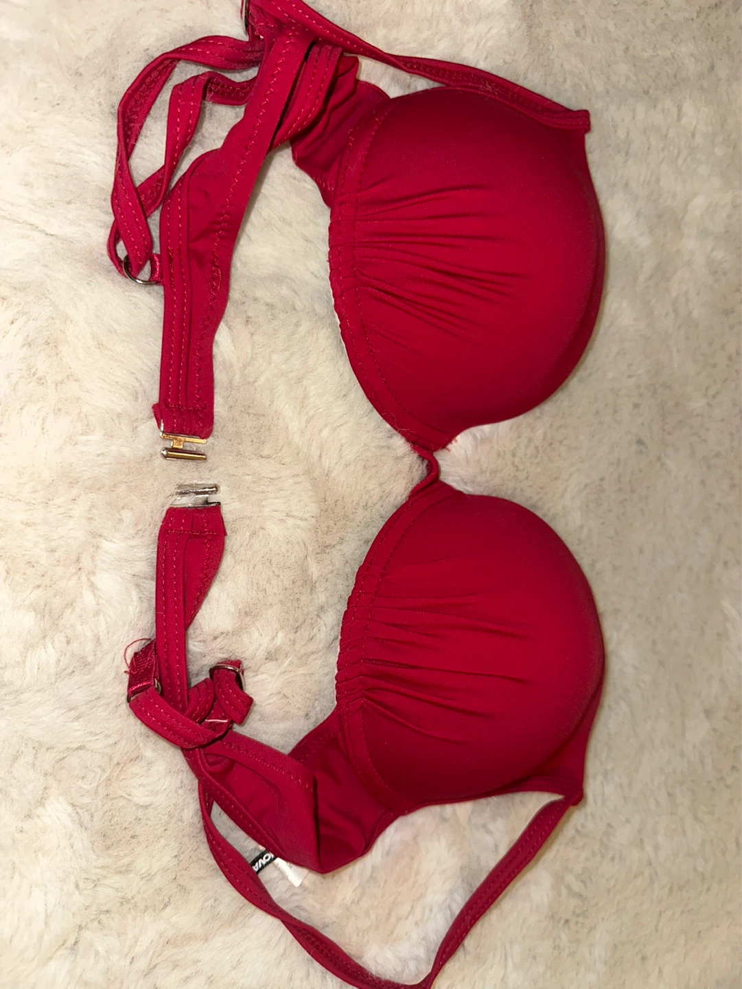 Red Push-Up Bikini Top - photo 2