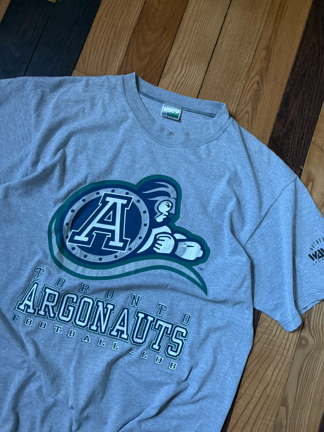 Vintage 1995 Toronto Argonauts tee L argos CFL