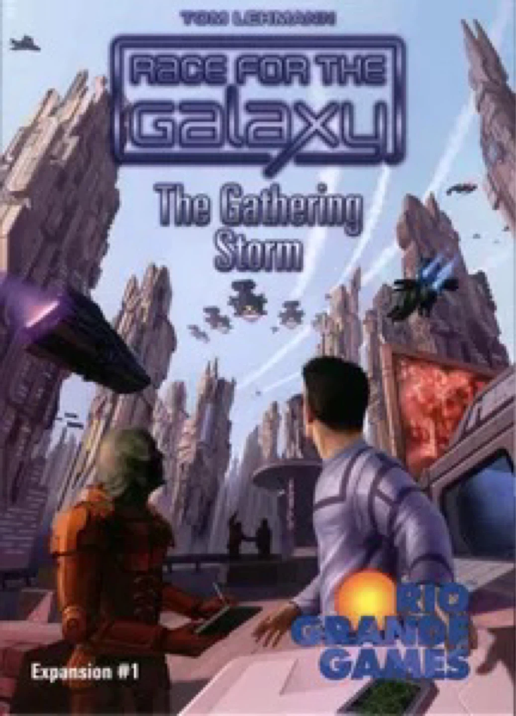 Race for the Galaxy + The Gathering Storm Expansion Card Game - photo 3
