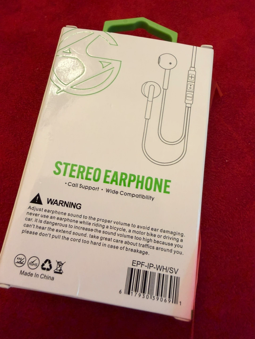 White Stereo Earphones with Lightning Connector - photo 5