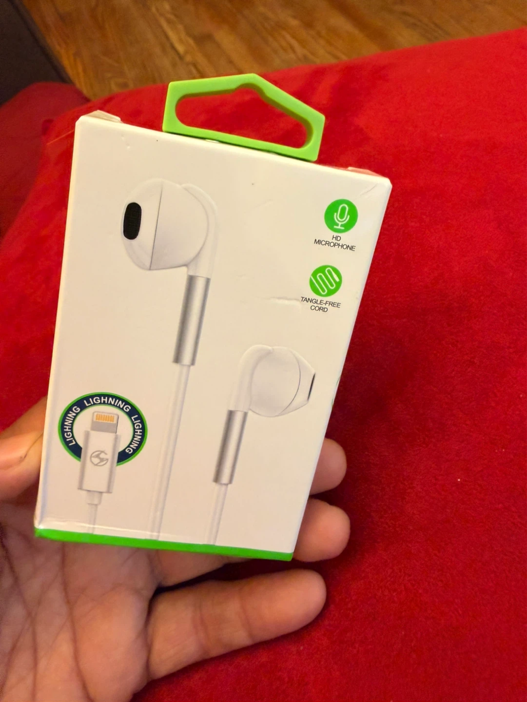 White Stereo Earphones with Lightning Connector - photo 4