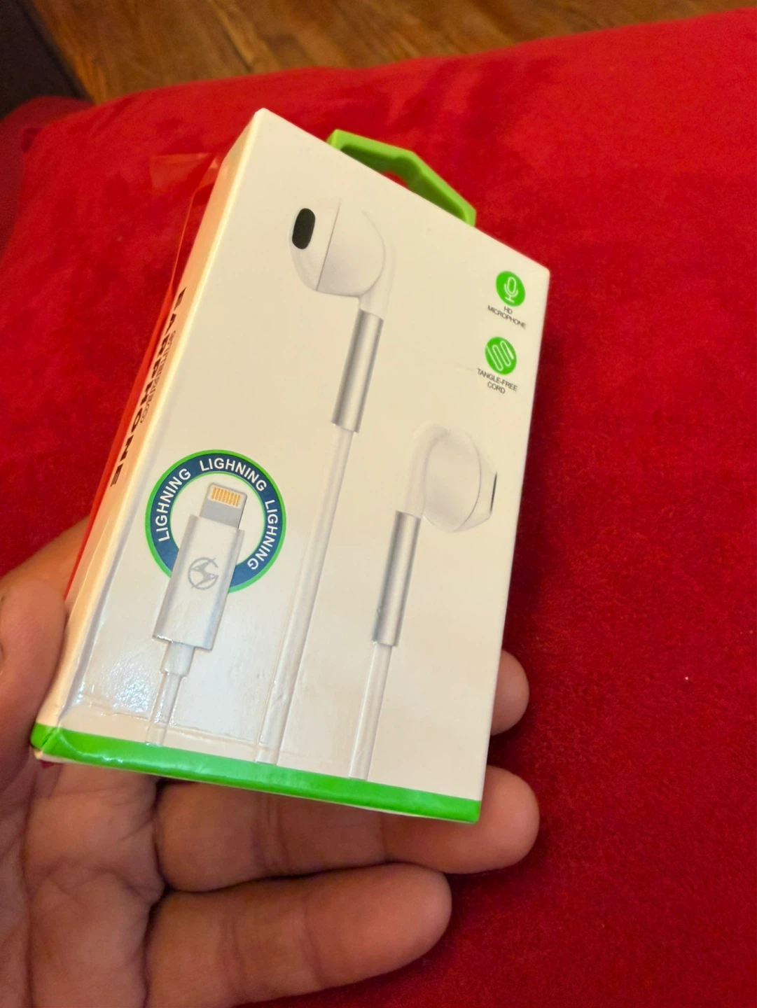 White Stereo Earphones with Lightning Connector - photo 3