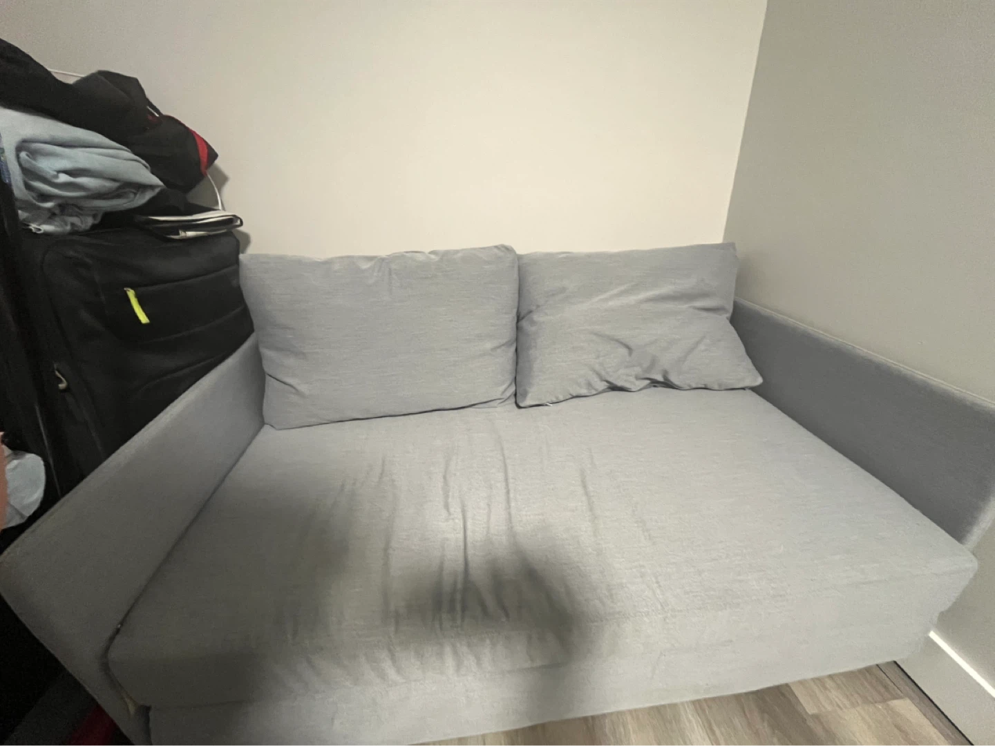 IKEA FRIDHULT Futon Knisa Light Gray Sofa Bed